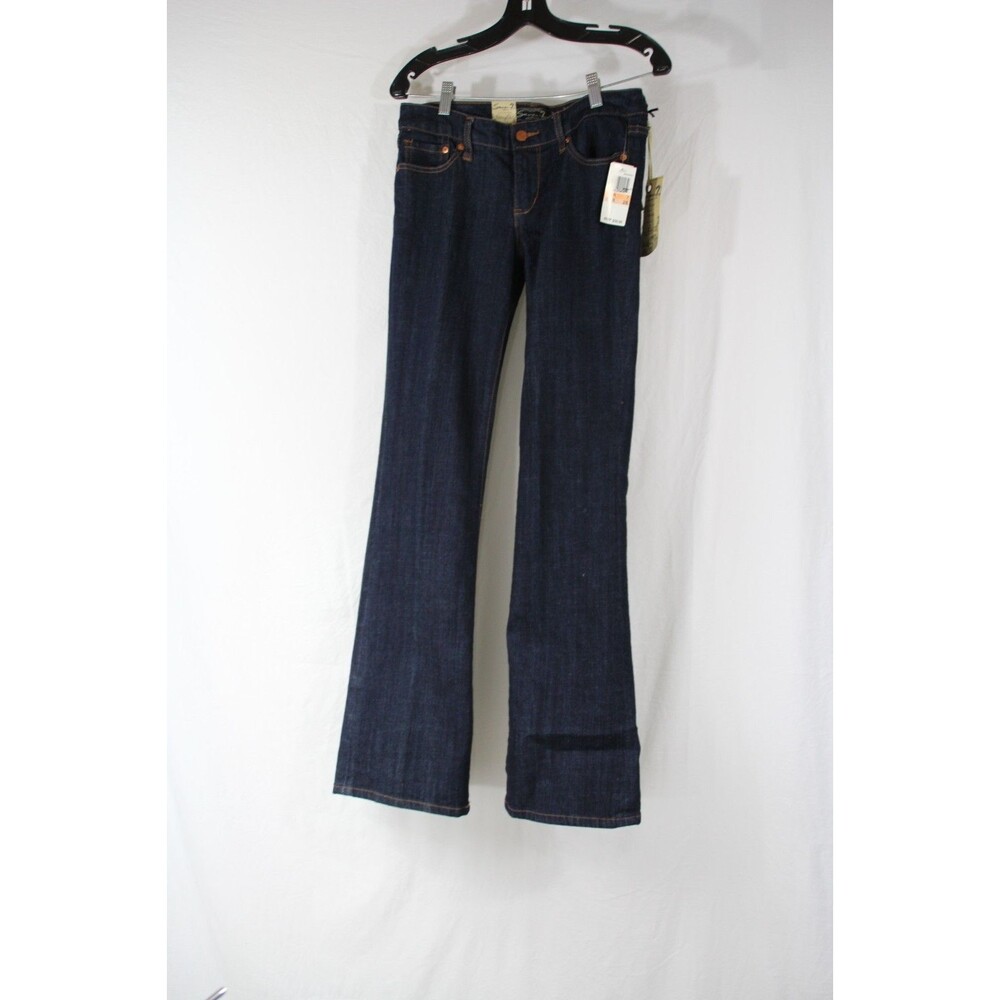 Seven7 Jeans Women's Dark Wash Blue Size 28 Flare Leg Stretch Denim